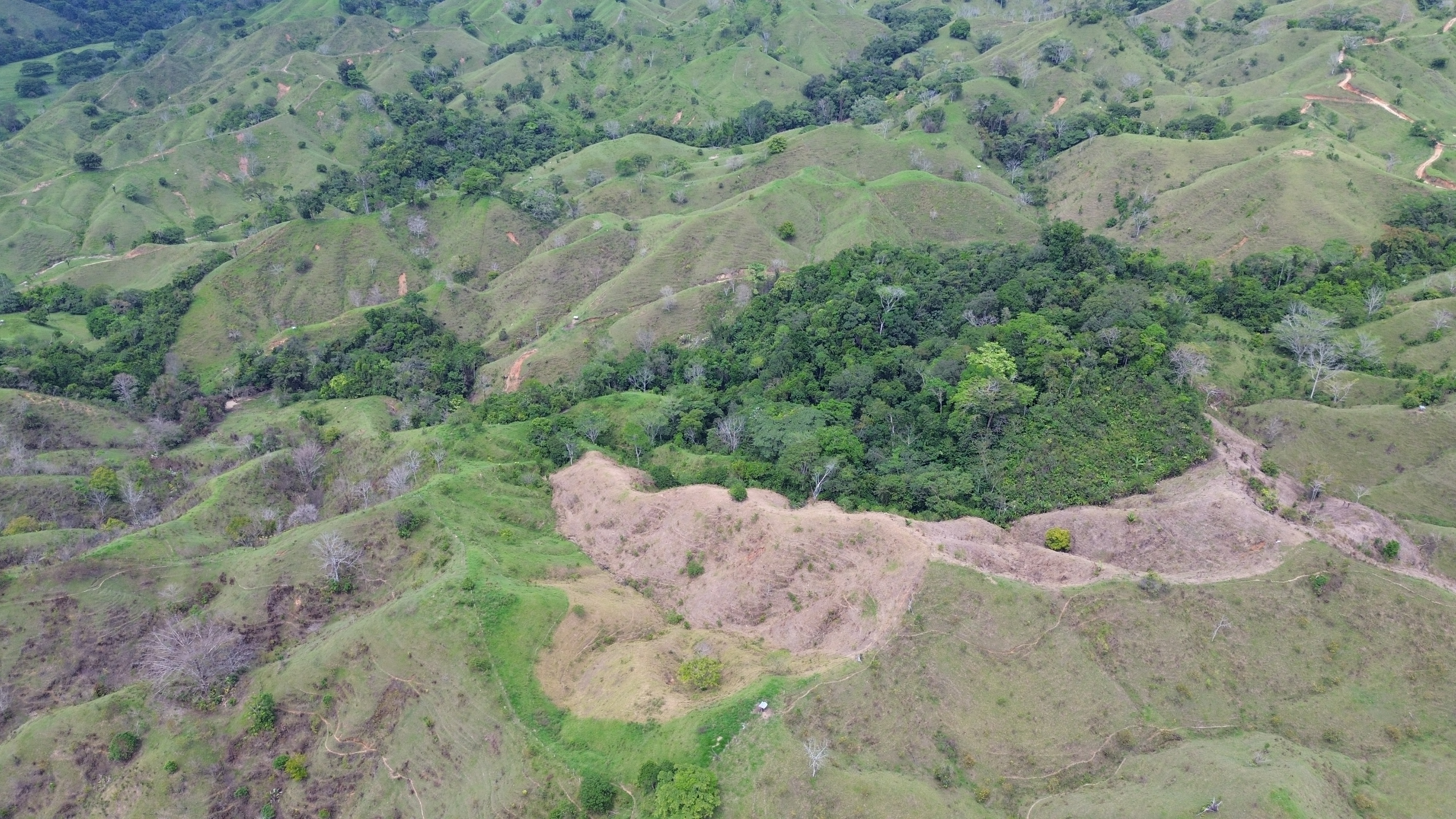 Vista aérea del predio Finca El Jaguar